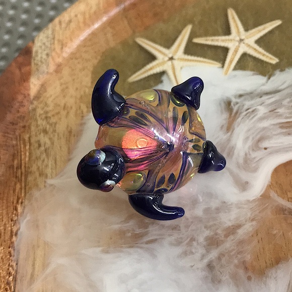 🖤Italy sea turtle glass art pin - Picture 1 of 15